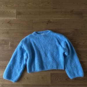 New NWOT Naïs Crop Sweater Alpaca Wool Blend Sz Small